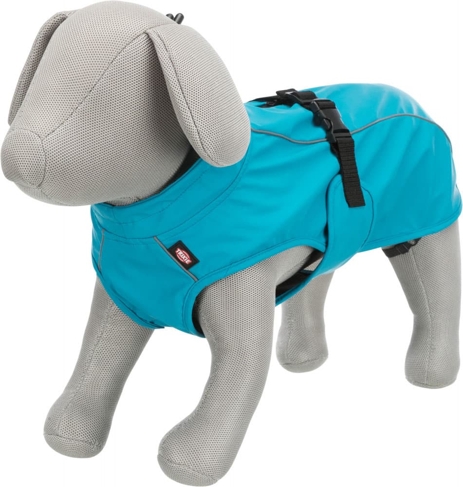 Kišni mantil za psa Vimy Turquoise leđa 62cm Trixie 680207
