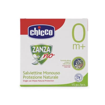 Chicco Zanza No Vlažne maramice protiv komaraca 15kom 9906034