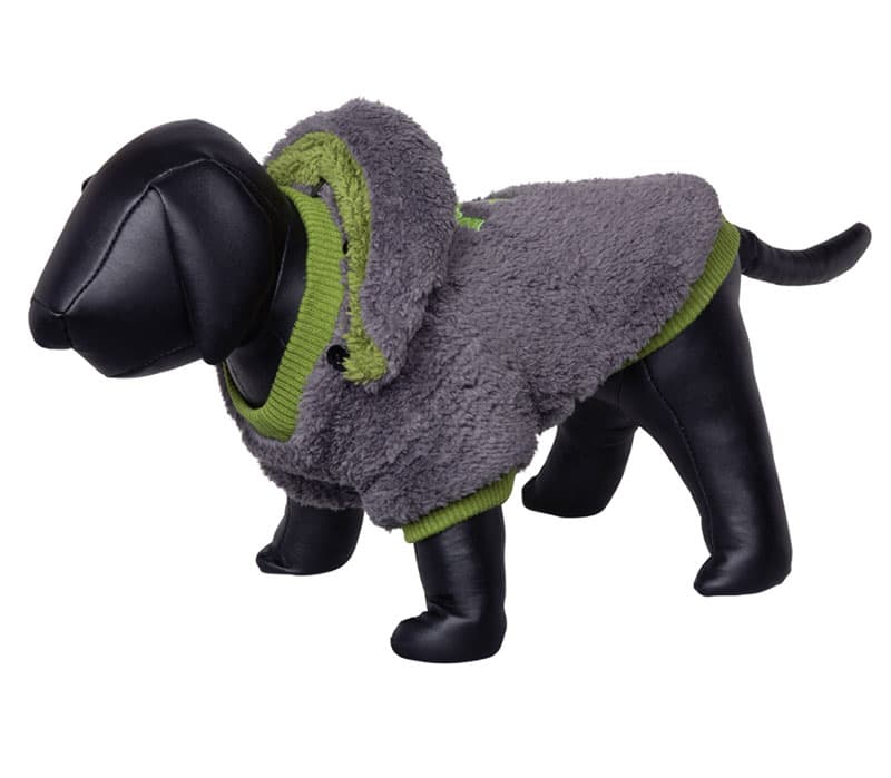 Nobby Džemper sa dva lica za psa Teddy Grey/Green 32cm 66504