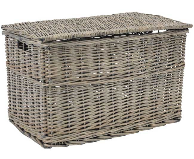 Pletena korpa sa poklopcem Baggis 35x60x37
