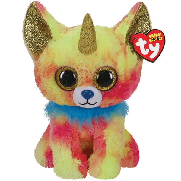 TY Beanie Boos Plišana igračka 24cm Začarana čivava Yips jednorog 36456
