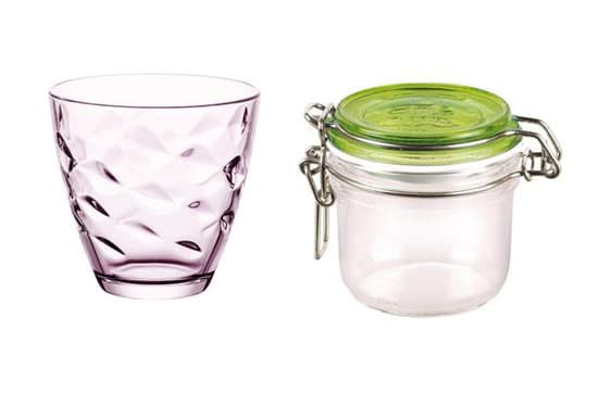 Set čaša za vodu Flora 25cl +tegla Fido Terrina 125ml zelena