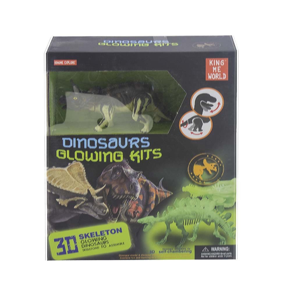 BEST LUCK Set 3D svetleći dinosaurus TRICERAPTOS BE699806