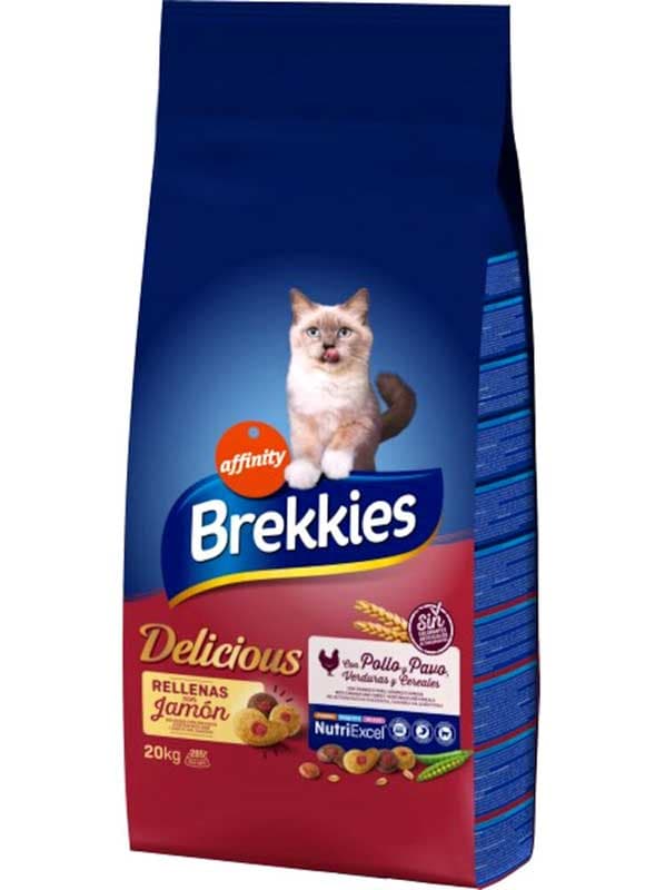 Brekkies Hrana za mačke Delicious NutriExcel piletina i ćuretina pakovanje 20kg
