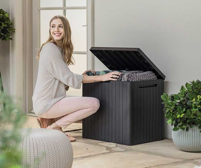 Keter City Sanduk za odlaganje stvari 113L Graphite 246941