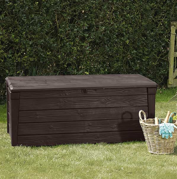 Keter Veliki sanduk za odlaganje stvari Brightwood 455L Brown 230400
