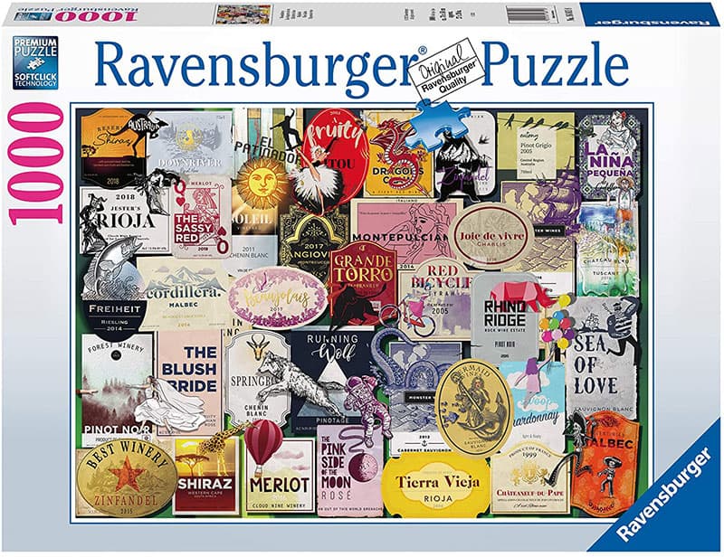 Ravensburger Puzzle 1000 - Vinske etikete 16811
