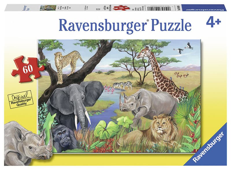 Ravensburger Puzzle Slagalica 60 delova Na safariju 09600