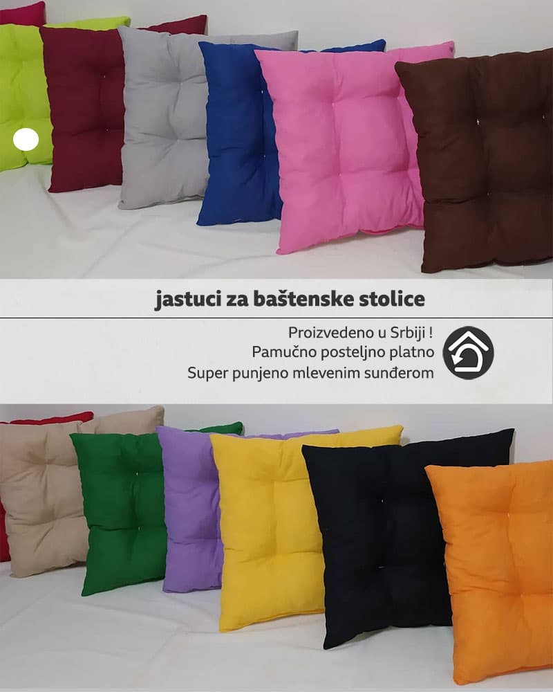 Sedalica Jastuk Za Baštensku Stolicu 30 x 30 cm Kiwi