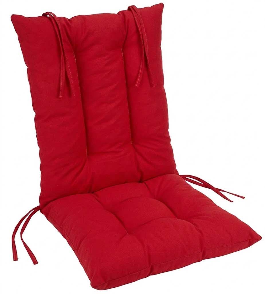 Jastuk Za Stolicu Sa Naslonom 40 x 80 cm Red