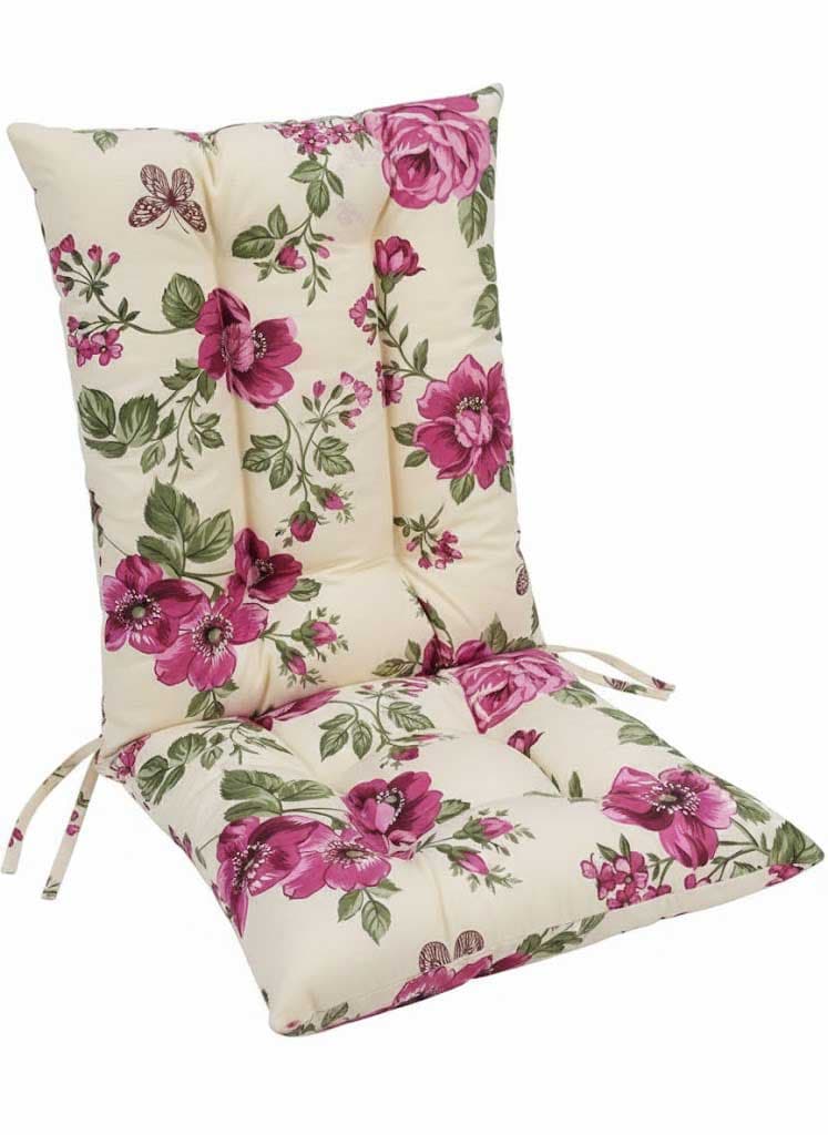 Jastuk Za Stolicu Sa Naslonom 40 x 80 cm Pink Flowers