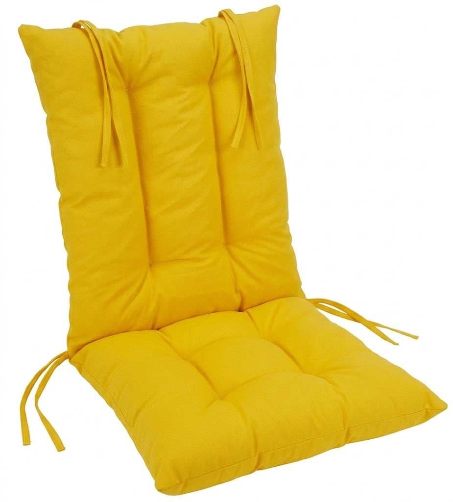 Jastuk Za Stolicu Sa Naslonom 1 kom. 40 x 80 cm YELLOW