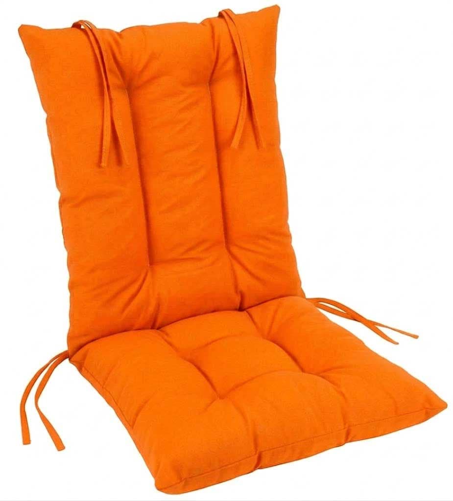 Jastuk Za Stolicu Sa Naslonom 1 kom. 50 x 100 cm ORANGE