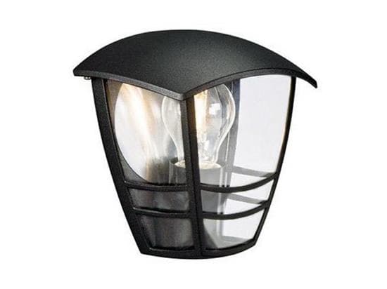 Philips Creek spoljašnja zidna svetiljka crna max 1x60W