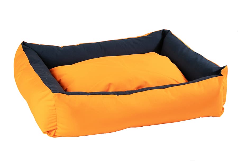 Pet Line Krevet za pse Square Orange-Navy 90cm 63-6