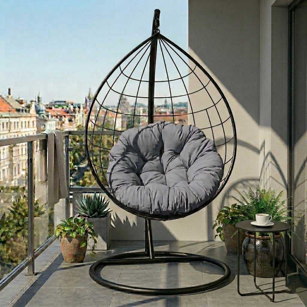 Jastuk Za Jaje Baštensku Ljuljašku - 100 cm GREY