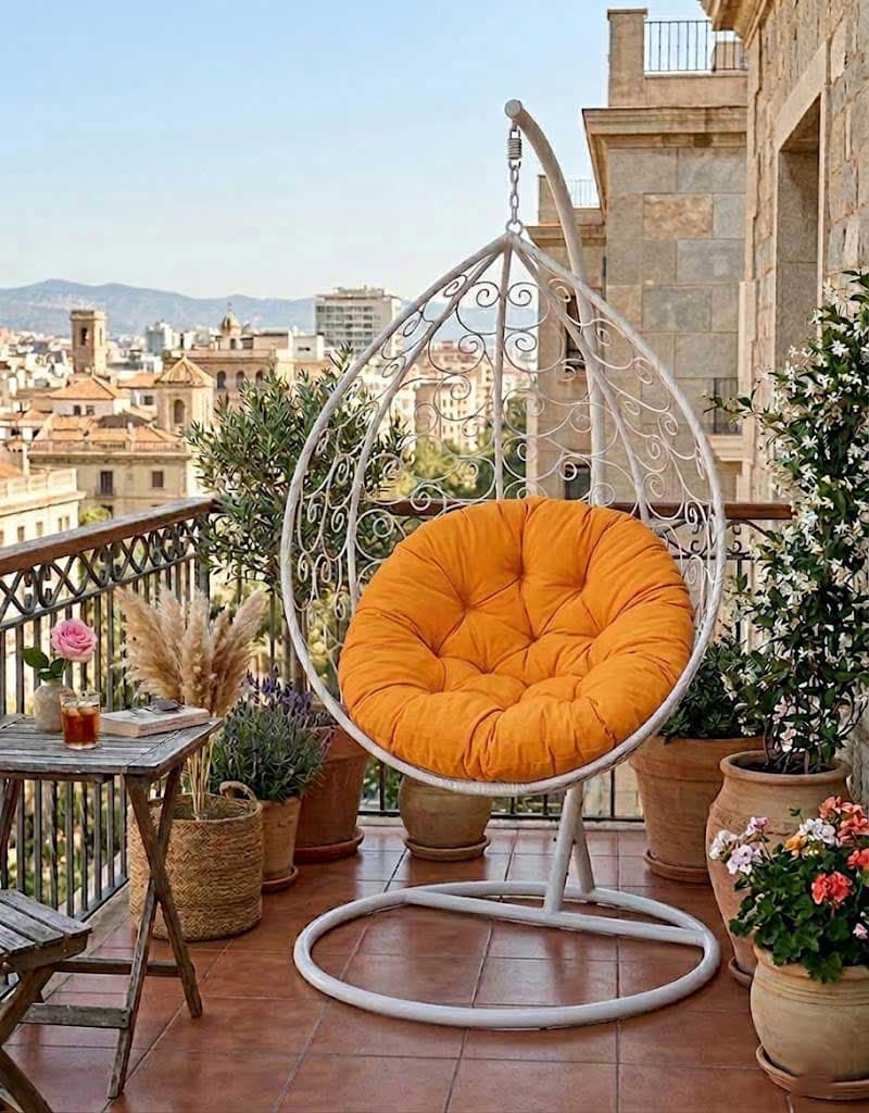 Jastuk Za Jaje Baštensku Ljuljašku - 140 cm - Orange