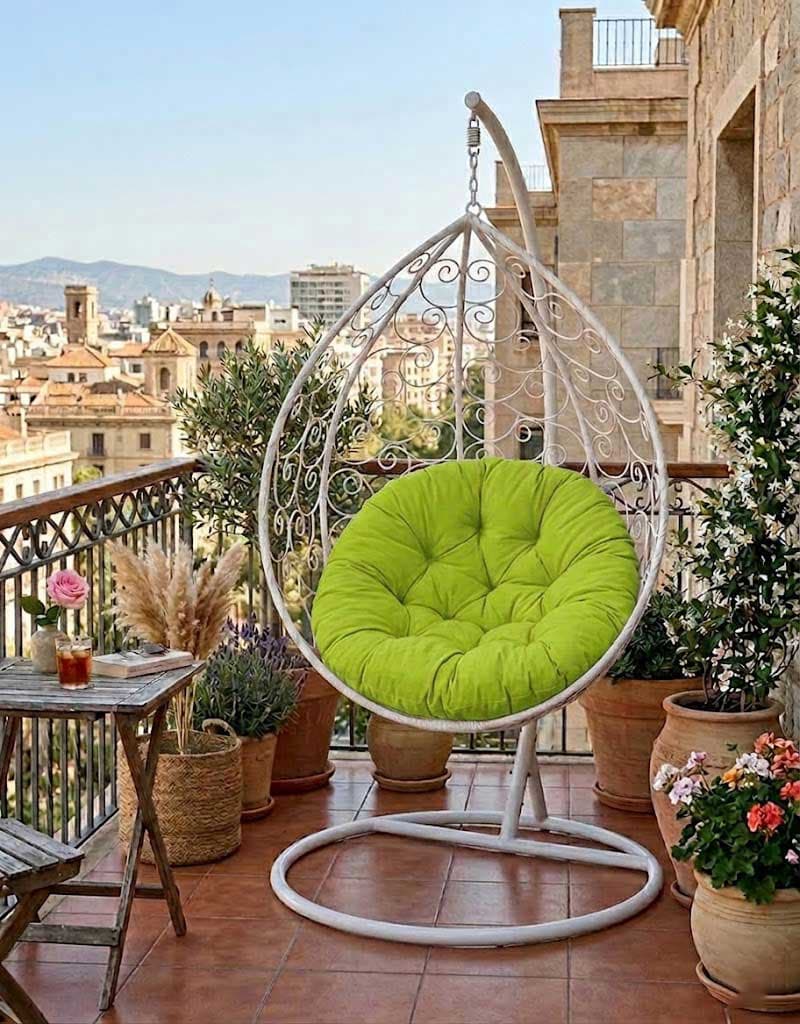 Jastuk Za Jaje Baštensku Ljuljašku - 140 cm - Lime