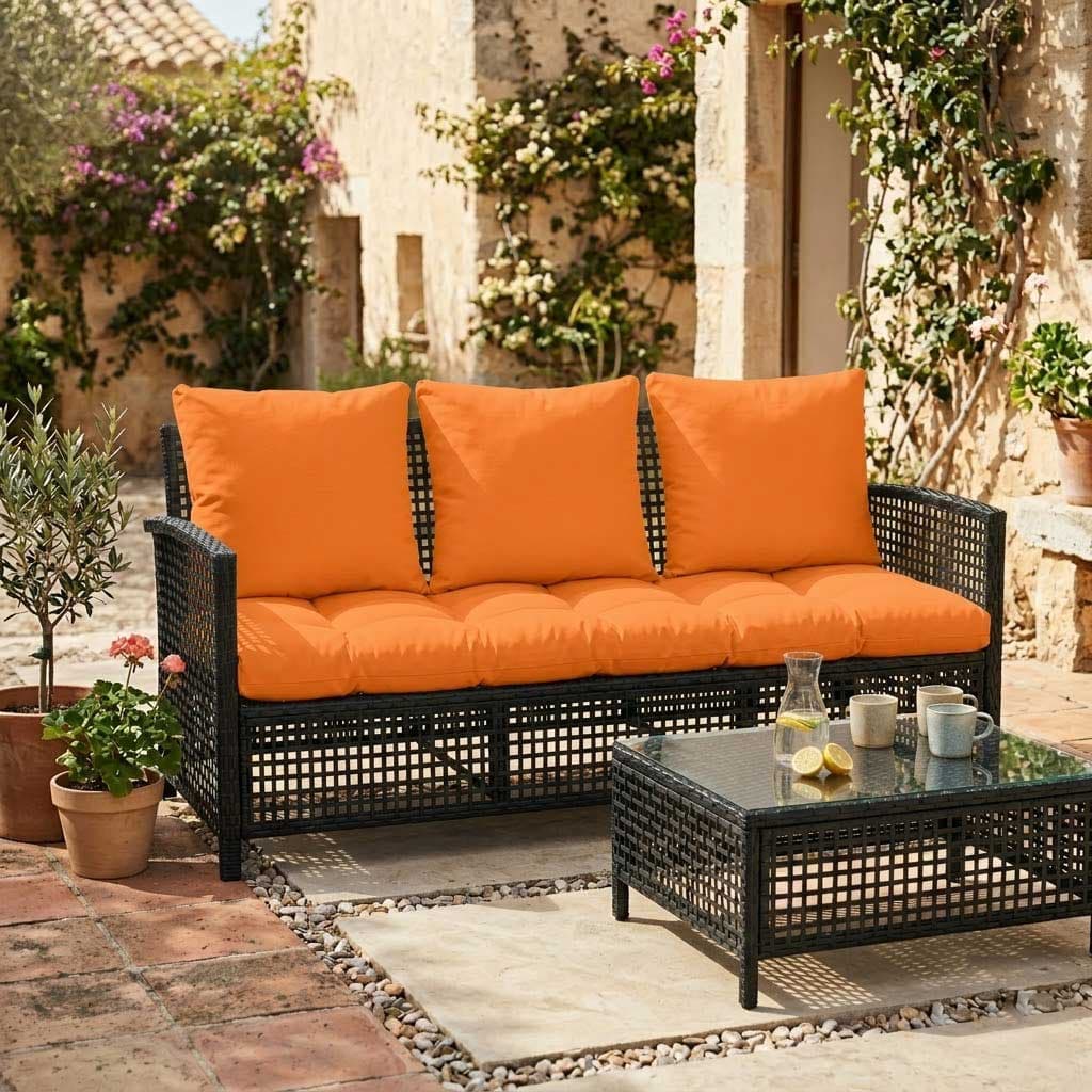 Jastuci za trosed - 160 x 50 x 50 cm - Orange