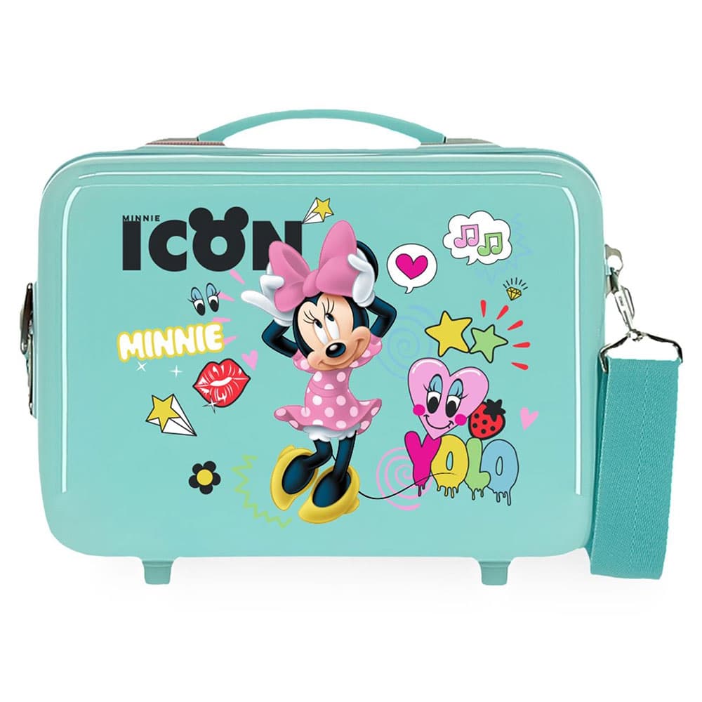 Disney ABS Neseser Kofer Enjoy Minnie Icon Turquoise 25639