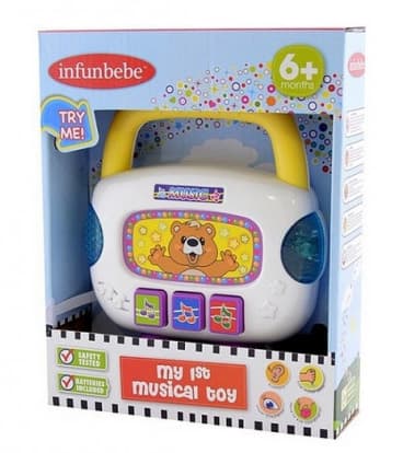 INFUNBEBE igračka za bebe mini radio sa zvukom 6m+