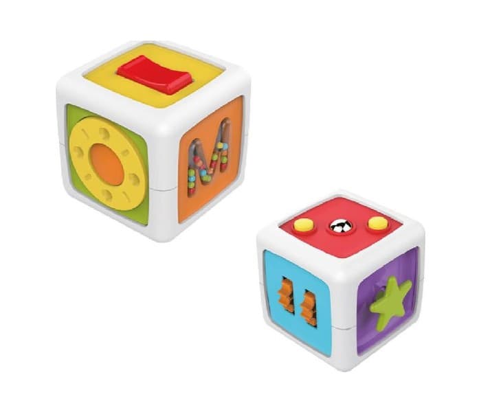 INFUNBEBE igračka za bebe mini kocka sa aktivnostima 6M+