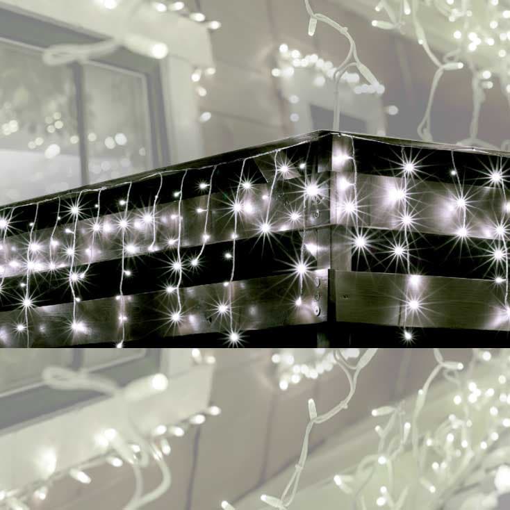 Novogodišnje lampice Ledenice 600 LED KKF608/WH