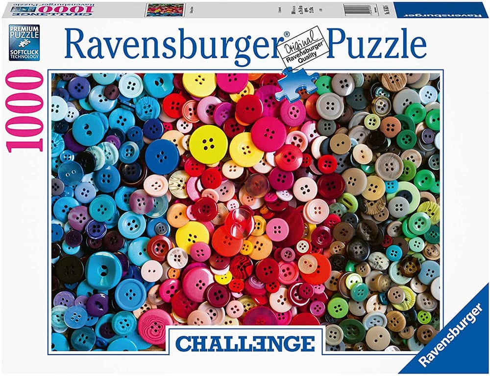 Ravensburger Puzzle Slagalica 1000 delova - Izazov sa dugmićima 16563