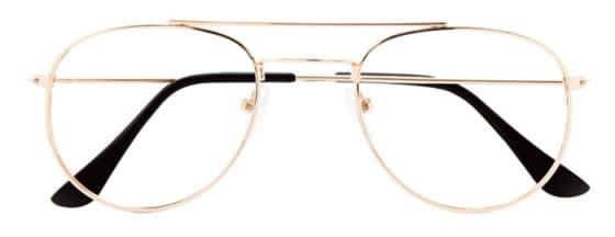 Prontoleggo naočare za čitanje sa dioptrijom Aviator, zlatne +2.0
