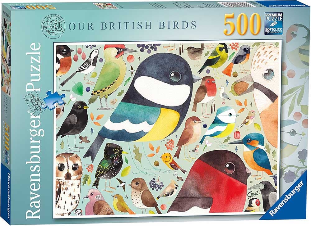 Puzzle slagalica 500 delova Ptice Britanije Ravensburger 14697