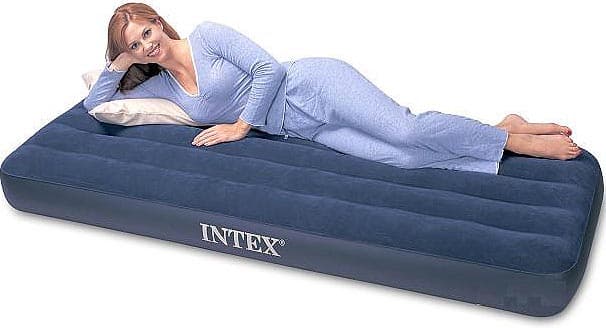 Intex Vazdušni Krevet Singl Velour - Na Naduvavanje 76cmx191cmx22cm