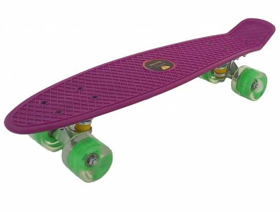 Dečiji skejtbord sa svetlećim točkovima TS-001 Purple
