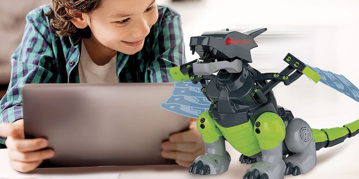 CLEMENTONI Set za kreiranje robo zmaja Mecha Dragon CL61529