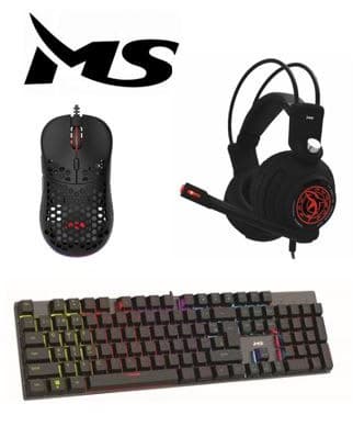 MS gejmerski paket - miš C510, tastatura C521, slušalice C500