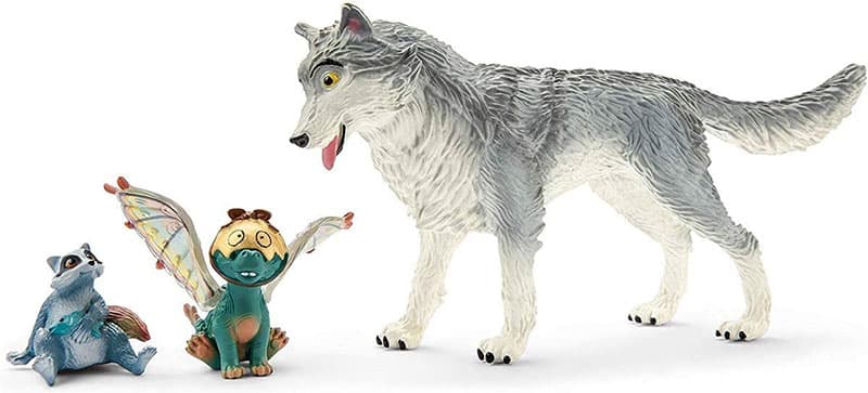 Schleich Bayala the Movie figurice - Lykos, Nugur i Piuh 70710
