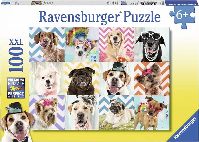 Ravensburger Puzzle 100 XXL delova Prerušeni psi 10870