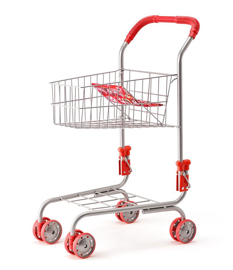 WOODY Igračka Kolica za supermarket 91521