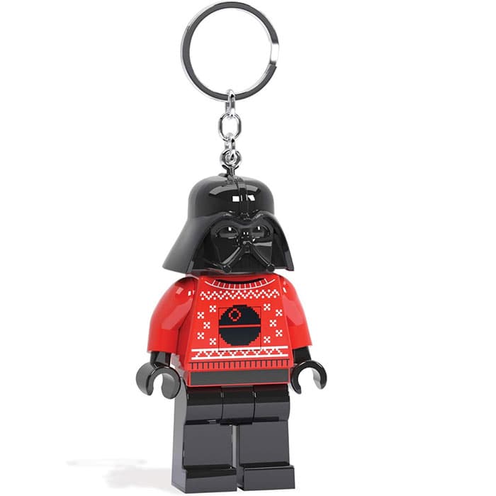 LEGO® Privezak za ključeve sa LED svetlom STAR WARS™ Dart Vejder u božićnom džemperu