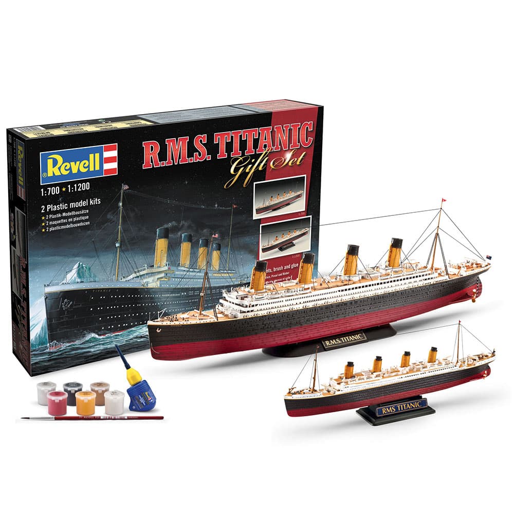 Revell poklon set 2 makete sa kompletom boja R.M.S. Titanic