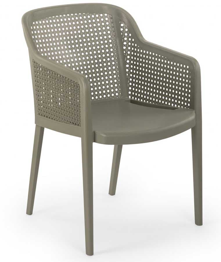 Baštenska stolica Tilia Octa Cement Gray