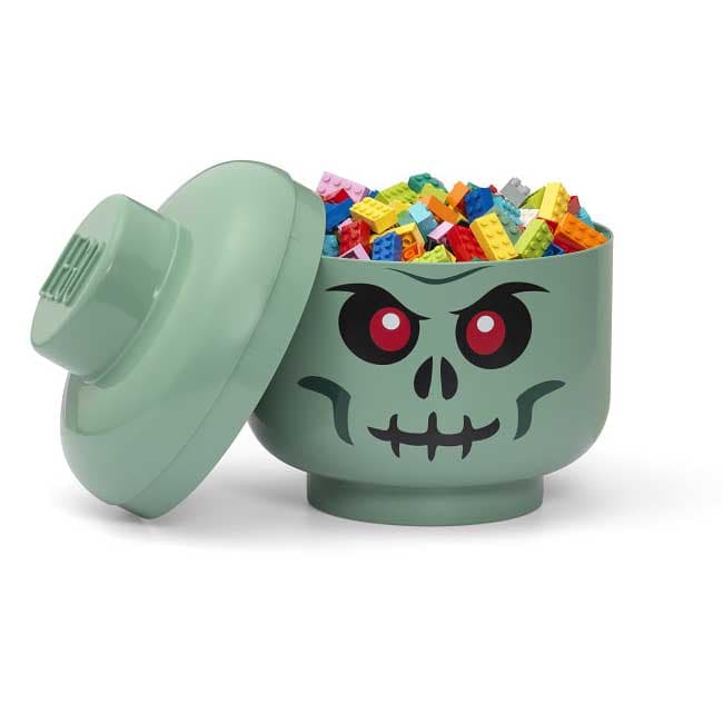 LEGO® kutija za odlaganje Glava - Skeleton green L 4032