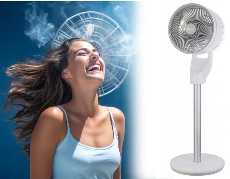 Podni ventilator sa daljinskim upravljačem i tajmerom Zilan ZLN1016
