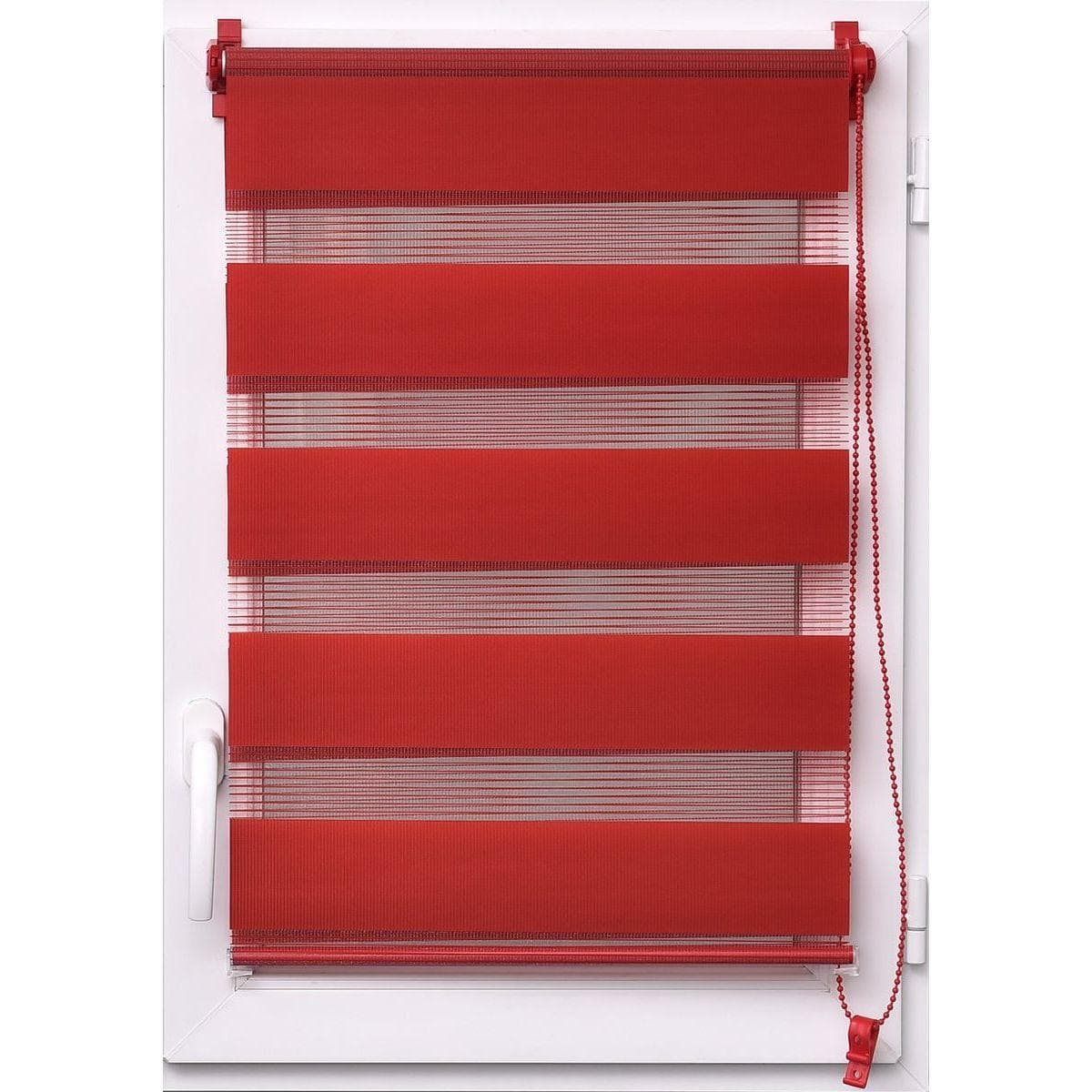 Luance Zebra Zavesa 90x180 Cm Čili Crvena