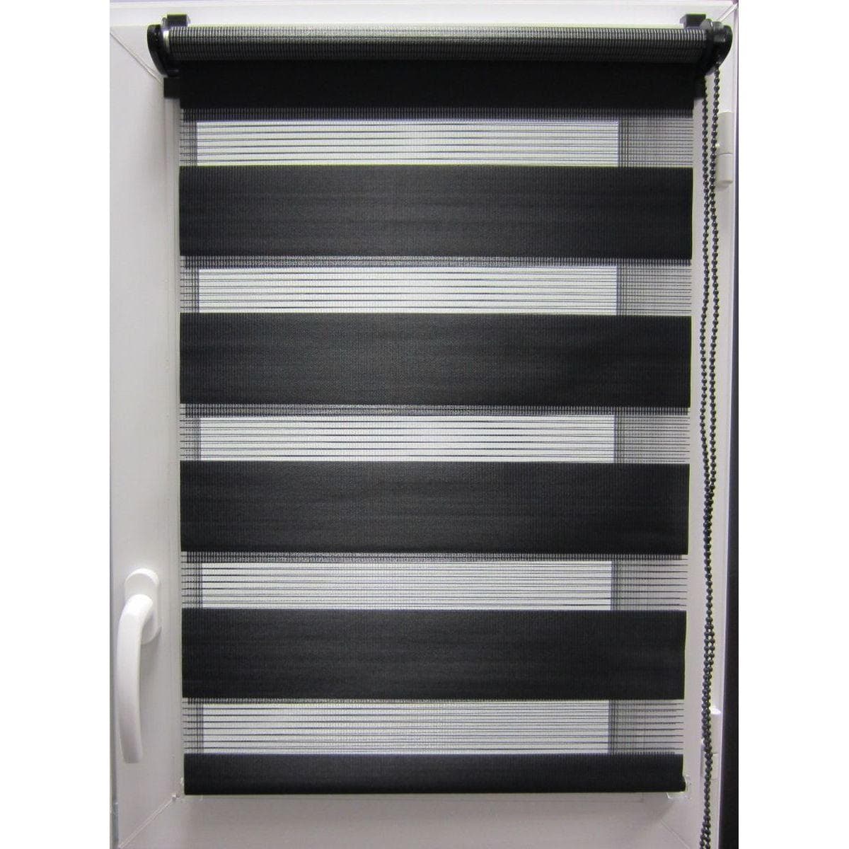Luance Zebra Roletna 60x90 Cm Tamno Crna