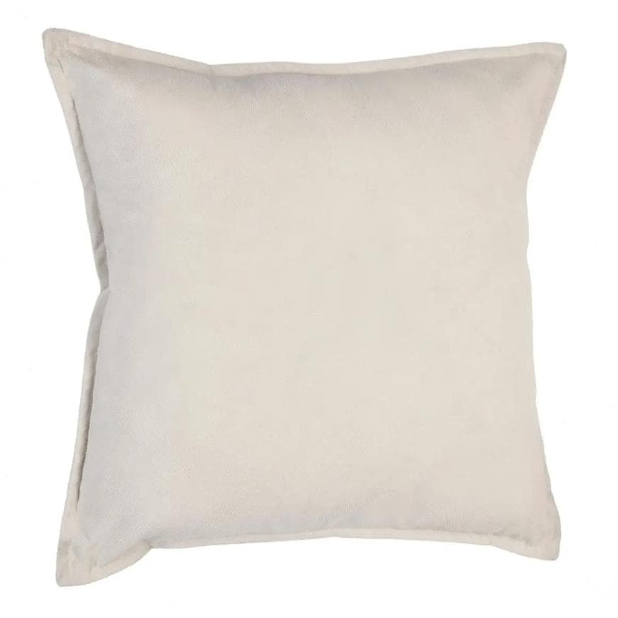 Dekorativni Jastuk Lilou 45x45 Cm Poliester Slonova Kost