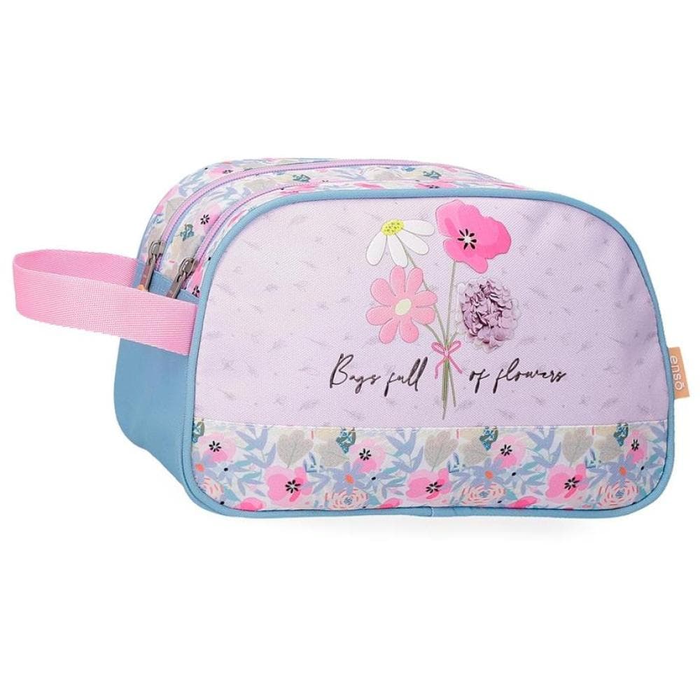 Neseser za kozmetiku Enso Full Of Flowers pink 97744