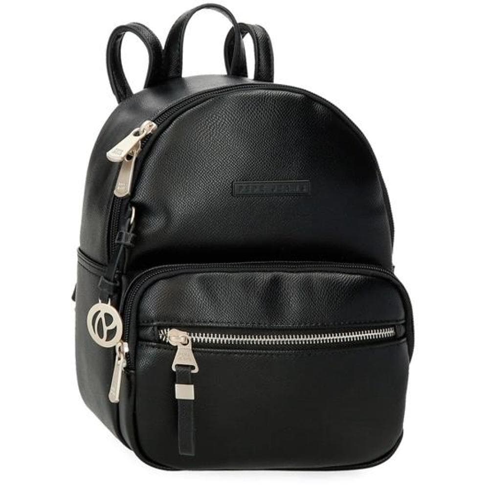 Ženski modni ranac 25cm od eko kože PJL Elia black 79420