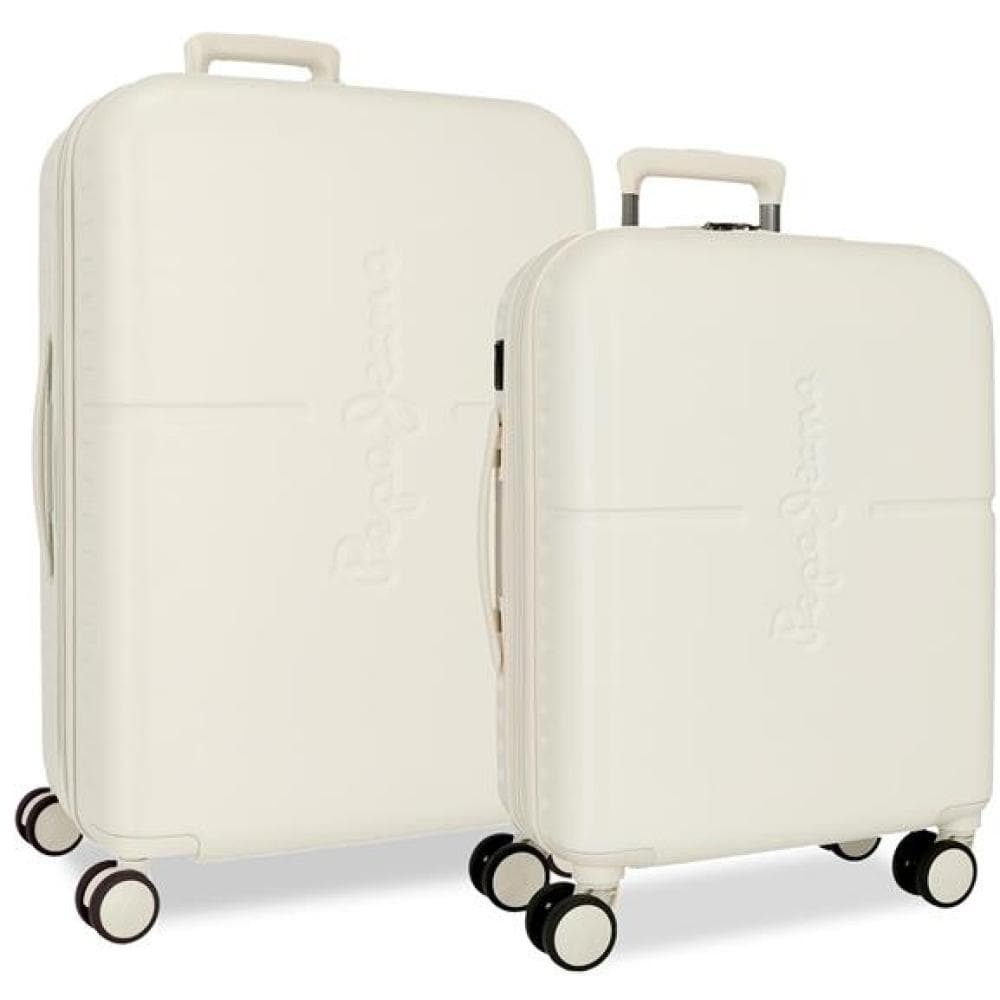 Putni koferi 70cm i 55cm Pepe Jeans Highlight white 76889