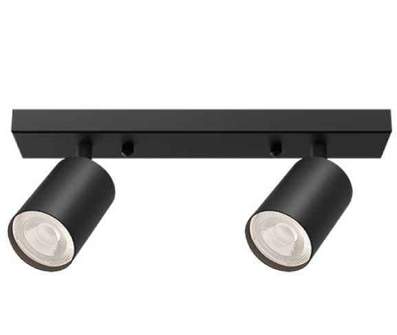 Spot lampa 2xGU10 Crna Braytron BH04-00821