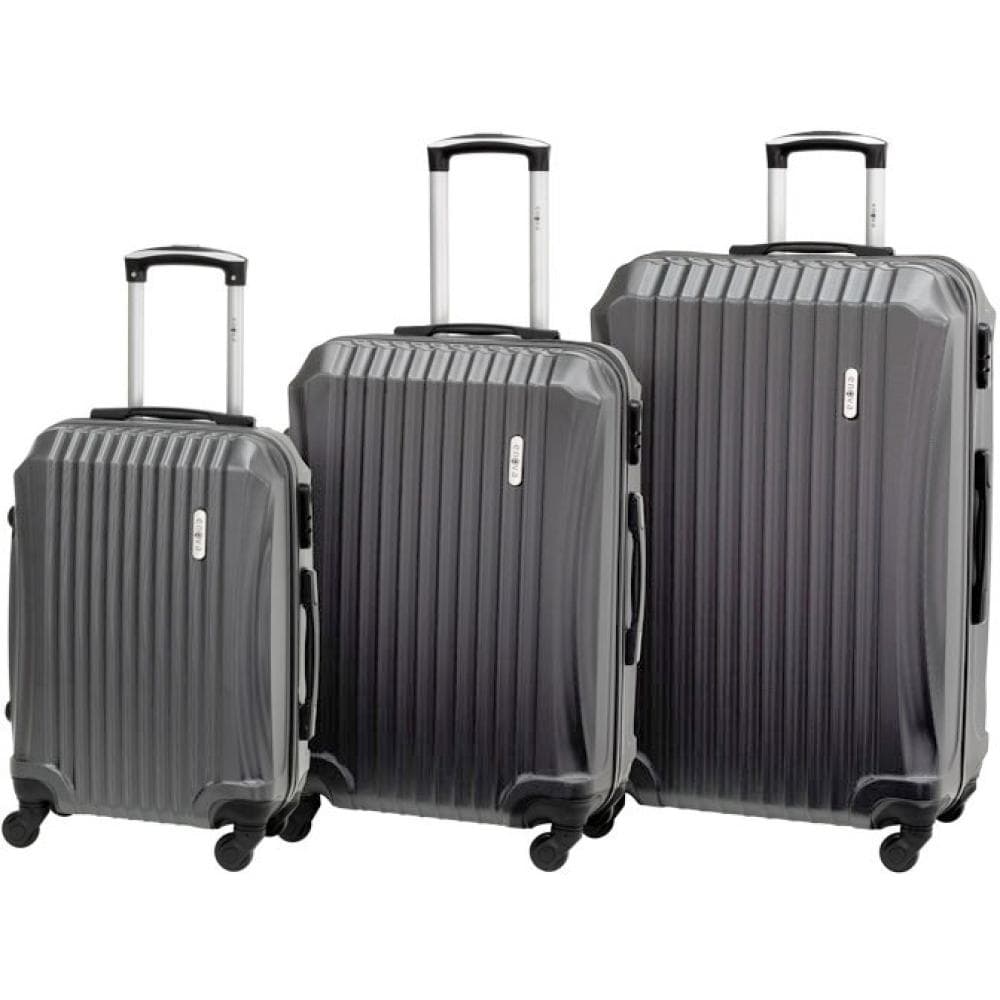 Set ABS kofera Enova Sevilla dark grey 55cm-65cm-75cm 514240